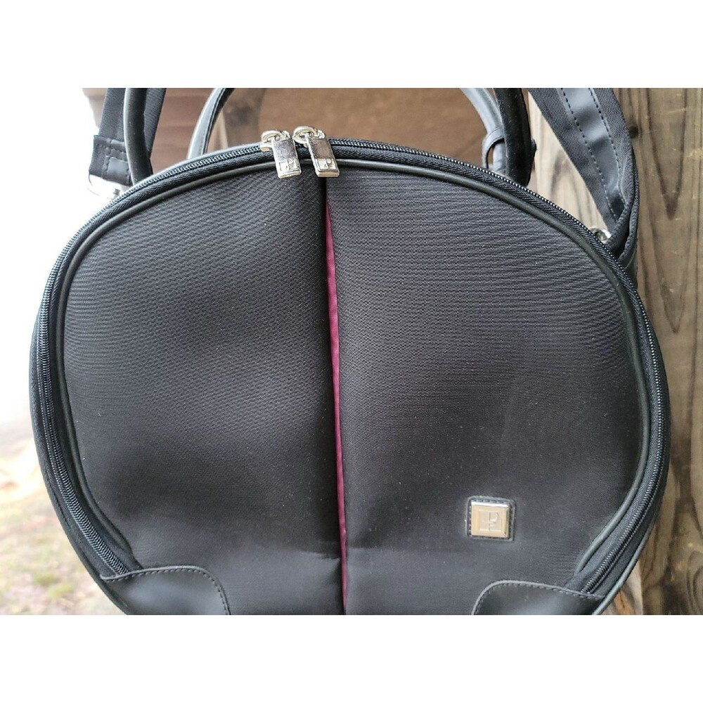 Diane von Furstenberg zippered carry on luggage